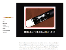 Tablet Screenshot of hercek.com
